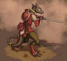 Kobold Adventurer Warrior Lizardman Cool Cartoons Character Design Dungeons And Dragons