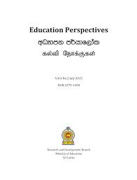 Department of education central province. Http Moe Gov Lk Wp Content Uploads 2020 06 Education Perspectives 2015 Pdf