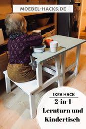 Bau Dir Einen Kindertisch Der Auch Ein Lernturm Sein Kann Einfach Selbst In Diesem Artikel Findest Du Eine Einfach Diy Anleitung Kindertisch Lernturm Kinder
