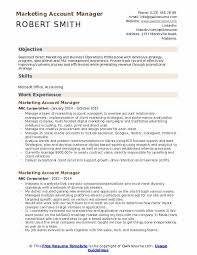 Account manager resume tips and ideas. Marketing Account Manager Resume Samples Qwikresume