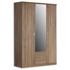 Ob drehtürenschrank mit ganzheitlichen oder teilweise eingebauten spiegeltüren, bleibt dabei ebenso dir und deinem geschmack überlassen. Drehturenschrank Sonoma Eiche Spiegel 136 Cm Online Bei Roller Kaufen