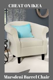 Cheat On Ikea Tullsta Chair With The Marsdeni Barrel Chair Comes In An Array Of Multiple Colors Ikeacheats Ikea Living Room Design Decor Barrel Chair Chair
