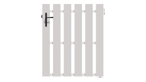 Panneau pmex 180 x h 180 cm castorama. Portillon Jardimat Pvc Arenes Blanc 9016 100 X H 140 Cm Castorama