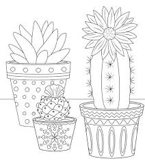 Cacti have seasons of excessive growth and periods of dormancy. Pin By Lisa Kanz On Color Sheets For Kids Pattern Coloring Pages Cactus Embroidery Coloring Pages
