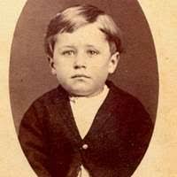 Orville Wright portrait at age 4, Dayton Aviation Heritage National  Historical Park, 2016.