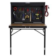 Lifetime Wall Mounted Work Table Sam S Club In 2020 Work Table Steel Pegboard Simple Storage