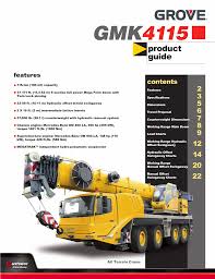 Grove Gmk 4115 Bay Crane News Manualzz Com
