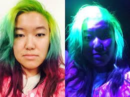 Purchase go make some art fluid art inspiration cards here: We Were Intrigued By Glow In The Dark Hair So We Tried It Hellogiggles