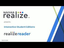 Students can view their content. Savvas Realize Interactive Student Editions In Realize Reader Youtube
