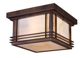 Compare similar outdoor flush mount lights. Craftsman Style Ceiling Light Illuminate Entire Rooms With Minimal Obstruction Warisan Lighting