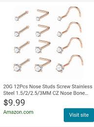 Locate the piercing hole in your nose and gently insert the tip of. What Should I Do If I Can T Get My Corkscrew Nose Stud In Quora