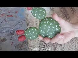 Tas Boyama Kaktus Ve Saksi Stone Painting Cactus And Flowerpot Youtube 2020 Kaktus Painting Saksi