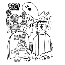 Warnio05 Griezel Maskers Kleurplaten