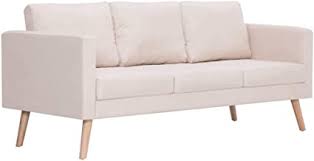 Check spelling or type a new query. Vidaxl Divano A 3 Posti Elegante Comodo Sofa Triplo Per Casa Per Ufficio Poltrona Da Tre Persone Arredo Per Salotto Arredamento In Tessuto Crema Amazon It Casa E Cucina
