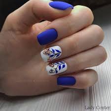 20 2019 2020 Blue And Light Blue Most Beautiful Nail Designs With Different Designs Fashion Be Blue And White Nails Blue Nail Art Designs Blue Nail Art