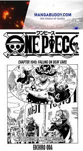 Read One Piece Chapter 1040 on Mangakakalot