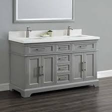 Cameron 60 Double Sink Vanity By Mission Hills Quartz Countertop And Backsplashmade Of Hardwoods And W Double Sink Vanity Small Double Sink Vanity Vanity Sink