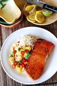 3 medium mangoes, peeled and finely chopped. Broiled Salmon With Mango Salsa Julia S Album