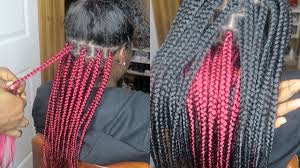 These hairstyles can help you protect your length, grow your hair, and preserve the moisture levels. Two Colours Layered Box Braids Try This Hair Style With Any Extension Colour Youtube