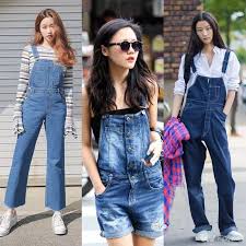 Thỏa sức bắt trend phối đồ cực chất cùng quần yếm form rộng