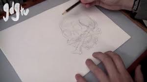 Derick james american traditional tattoo flash tattoo flash. How To Draw Skulls And Snakes Traditional Old School Style Tattoo Flash Tutorial Youtube