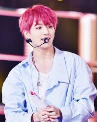 Even though his stage name is … Do You Prefer Jungkooks Pastel Pink Or More Vivid Pink Hair Color I Really Love His Magenta Hair But Something About Blond Bts Hair Colors Pink Hair Kpop Hair