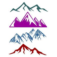 Mountain Pack Cuttable Design Cricut Design Diy Embroidery