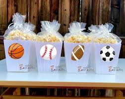 Sports Theme Birthday Baby Shower Favors Candy Treat Jar For Etsy In 2020 Sports Themed Birthday Party Sports Theme Birthday Sports Baby Shower