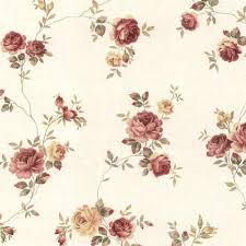 It's a small space and bold patterns can really transform this space into a whole new room. Norwall Rose Trail Wallpaper Yellow Red Green Beige Rose Wallpaper Norwall Beige Wallpaper