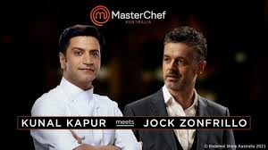Celebrities scramble to compete in the kitchen. Jock Zonfrillo Meets Chef Kunal Kapur Masterchef Australia Season 13 Youtube