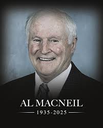Former Canadiens and Flames head coach Al MacNeil, a four-time Stanley Cup  champion in his post-playing career, has passed away at the age of 89.