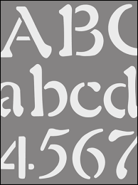 Letter stencils and number stencils size from 1/2 l to 48 letters. Lettering Stencils From The Stencil Library Buy From Our Range Of Lettering Stencils Online Page 1 Of Our Lettering Alphabet Stencil Catalogue