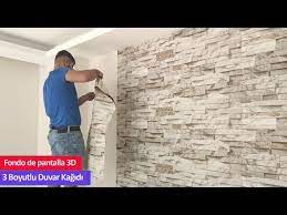 Duvar kağıdını duvara uygularken dikkat etmeniz gereken noktaları öğrenmek için videomuzu. Ustasindan Tv Arkasi 3 Boyutlu Duvar Kagidi Uygulamasi How To Paste 3d Wallpaper Youtube