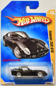 The name on the base is: Hot Wheels 2009 New Models Ferrari 250 Gto 05 42 Black 0010991 10 22 Biditwinit09 Com Classic Colections