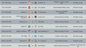 Real madrid, barcelona, atlético madrid, sevilla, villareral. Laliga Santander Partidos Horarios Y Canales De Tv De La Jornada 30
