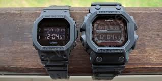 Simple matte black finish allows the form of the aw591, dw6900, gx56 and g100 models to stand out with buckles, buttons and bezel in a black ion plate finish. G Shock Gx 56bb Blackout King Of G Shock