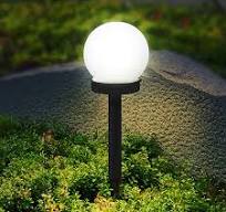 Uonlytech Decorative Solar Ground Plug Light Unique Garden ...