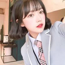 前髪ありなし別 韓国女子見えな髪型カタログ ボブ 韓国 ボブ 女の子 ポニーテール 前髪