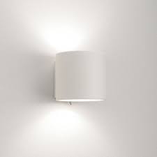 1195001 Brenta 130 Single Light Switched Ceramic Wall Fitting In White Finish Wall Lights Ceramic Wall Lights Plaster Wall Lights