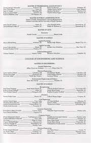 Clemson Commencement Program, August 1999
