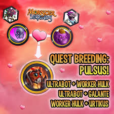 Worker hulk strategy on themonster legends competitive wiki. Monster Legends Community This Quest Is Very Special You Can Start Off By Getting The New Mythic Monster Pulsus By Combining Ultrabot Or Urtikus And Worker Hulk Or Galante Your