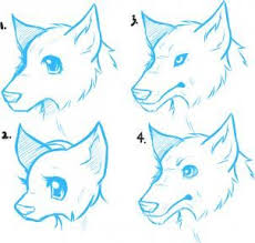 How To Draw Anime Wolves Anime Wolves Step By Step Anime Animals Anime Draw Japanese Anime Draw Manga Free Onl Anime Wolf Animal Drawings Anime Drawings