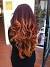 Mermaid Red Ombre Hair
