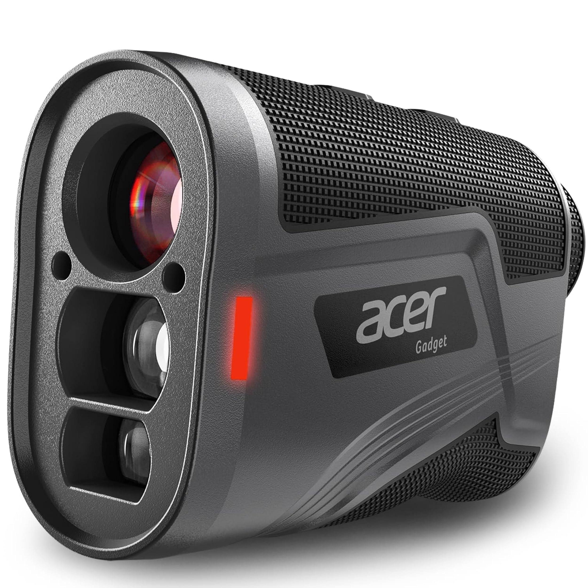 Acer Gadget Golf Rangefinder with Slope - 800/1200Yards Range Finder for Hunting, 6X Magnification with Flag Pole Locking Vibration, Rechargeable