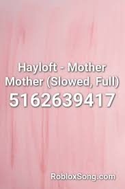 We'll keep you updated with additional codes once they are released. Hayloft Mother Mother Slowed Full Roblox Id Roblox Music Codes Roblox Lit Songs Coding