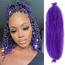 Amazon.com: Cabello Marley morado de 16 pulgadas, 3 paquetes de cabello  afro trenzado preseparado Marley Twist trenzado para rastas previamente  esponjadas cubanas : Belleza y Cuidado Personal