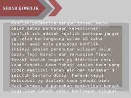 Nakba, duka rakyat palestina pasca 1948. Konflik Israel Dan Palestina Ppt Download