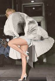 Marilyn On The Set Of The Seven Year Itch 1954 Marilyn Monroe White Dress Norma Jean Marilyn Monroe