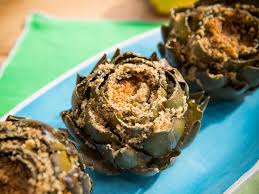 Italian Stuffed Artichokes Recipe Food Network Recipes Artichoke Recipes Food