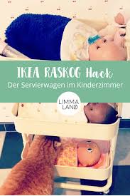 Ikea Raskog Hack Ideen Fur Kinder Mit Dem Servierwagen Ikea Raskog Ikea Kinderzimmer Einrichten Und Aufbewahrung Kinderzimmer
